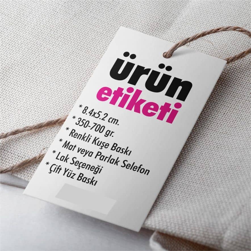 Ürün Etiketi Baskı 