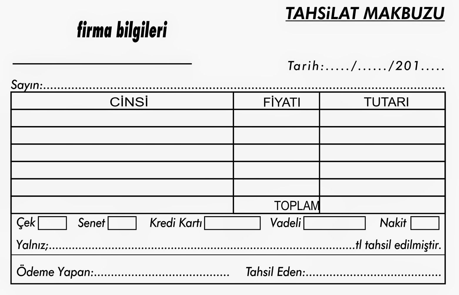 Makbuz Bastırma