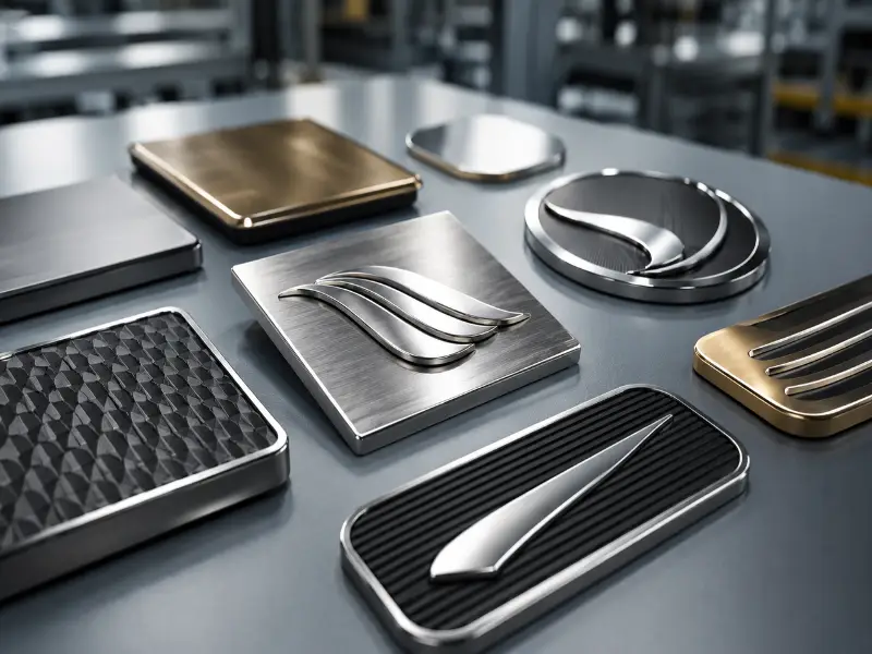 3D Metal Etiket