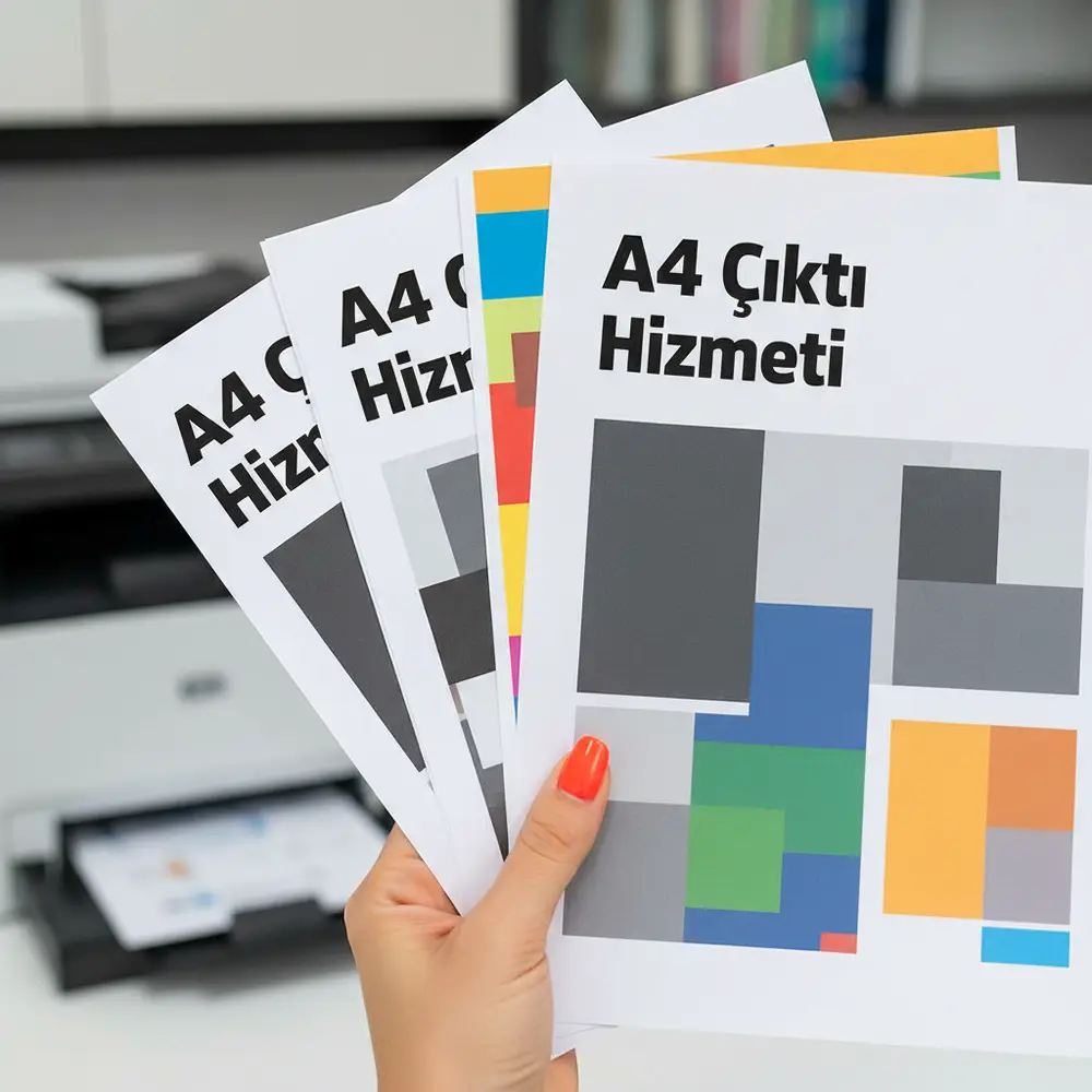 A4 Renkli Çıktı