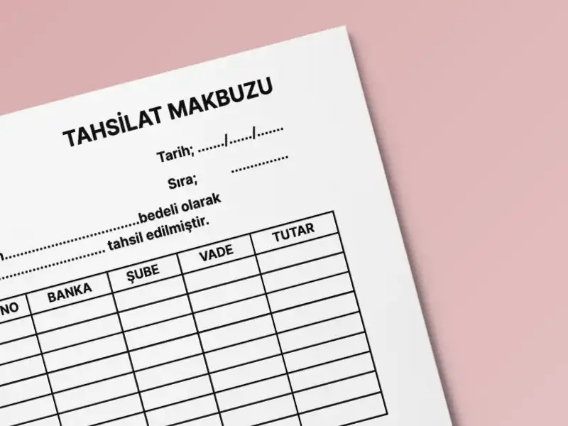 Ankara Tahsilat Makbuzu Baskı