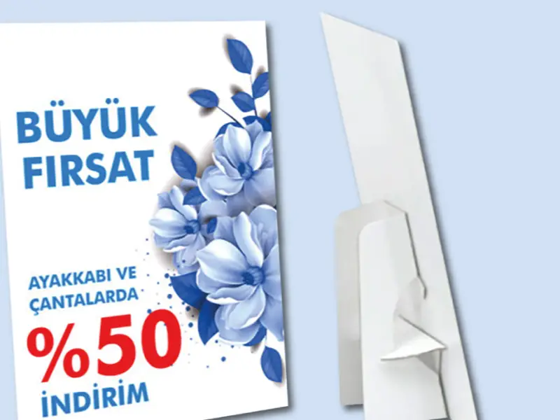 Ayaklı Kartonet Baskı