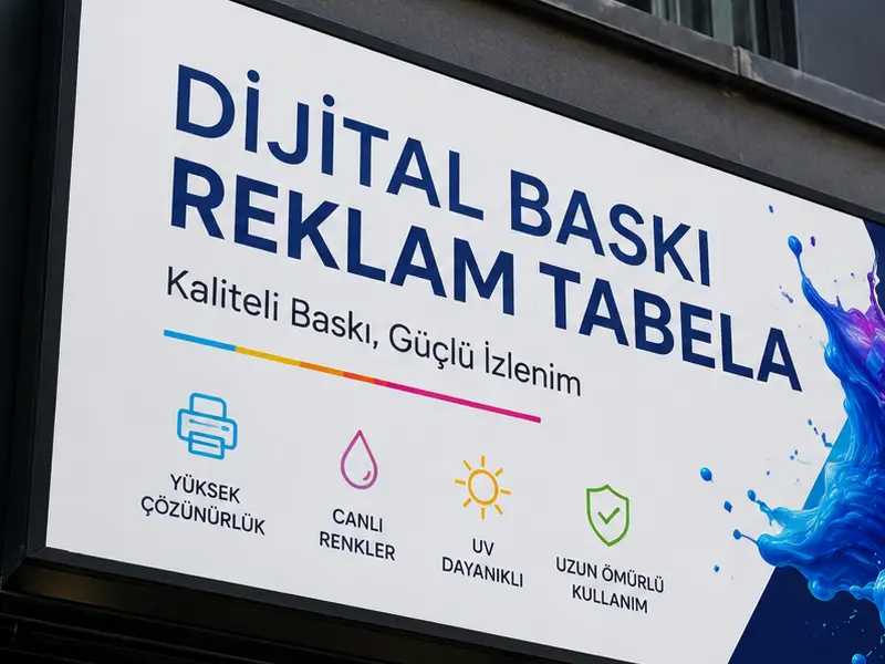 Dijital Baskı Reklam Tabela