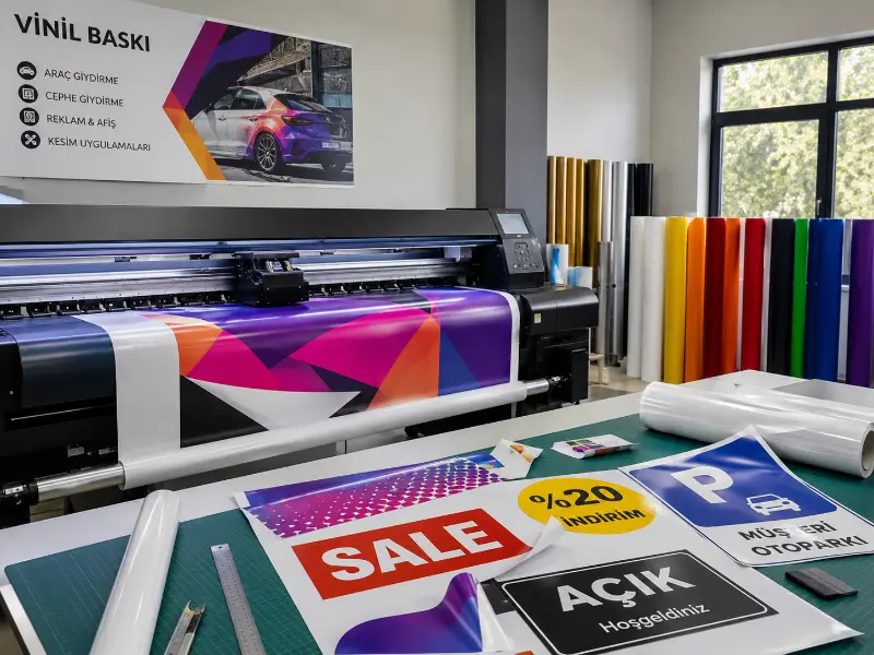 En Ucuz Vinil Baskı