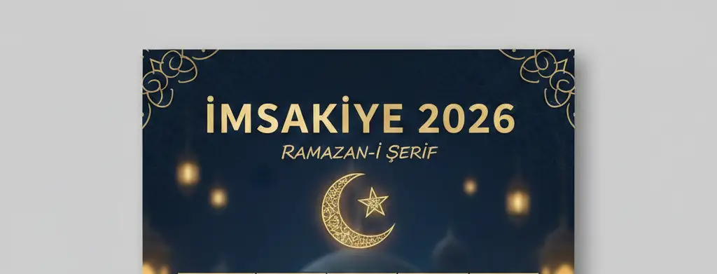 İmsakiye Tasarımları