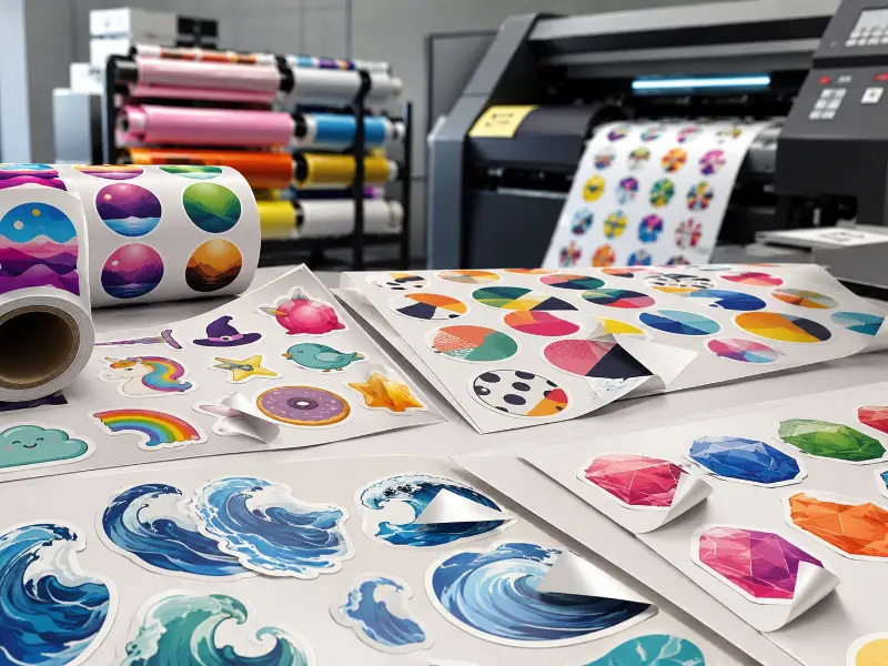 Özel Sticker Bastırma
